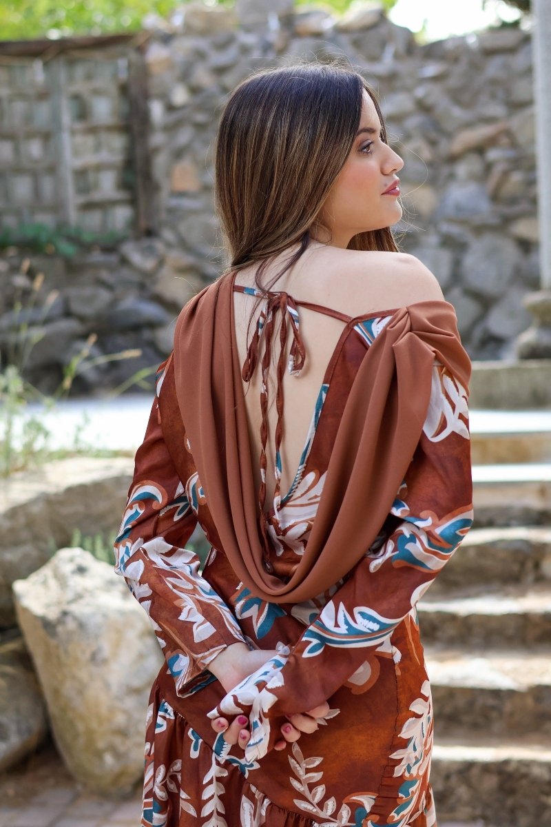 Vestido floral caldera| Giulia - MOITTE