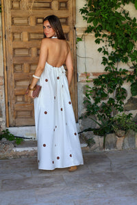 Vestido midi blanco | Praia - Moitte invitada