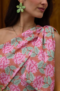 Vestido midi melocoton| Waita - Moitte invitada
