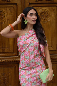 Vestido midi melocoton| Waita - Moitte invitada