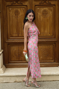 Vestido midi melocoton| Waita - Moitte invitada