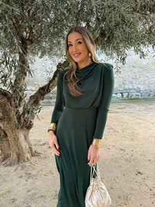 Vestido Midi Verde |Bonaire - Moitte invitada