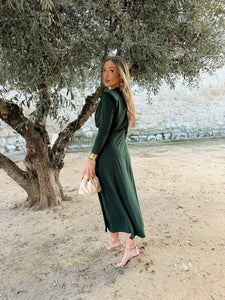 Vestido Midi Verde |Bonaire - Moitte invitada