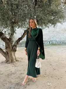 Vestido Midi Verde |Bonaire - Moitte invitada