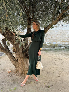 Vestido Midi Verde |Bonaire - Moitte invitada