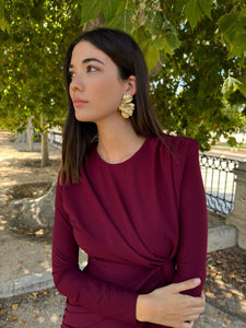 Vestido Vino| Ellie - Moitte invitada