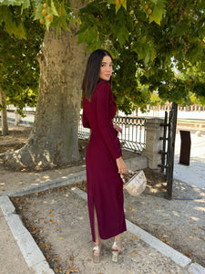 Vestido Vino| Ellie - Moitte invitada